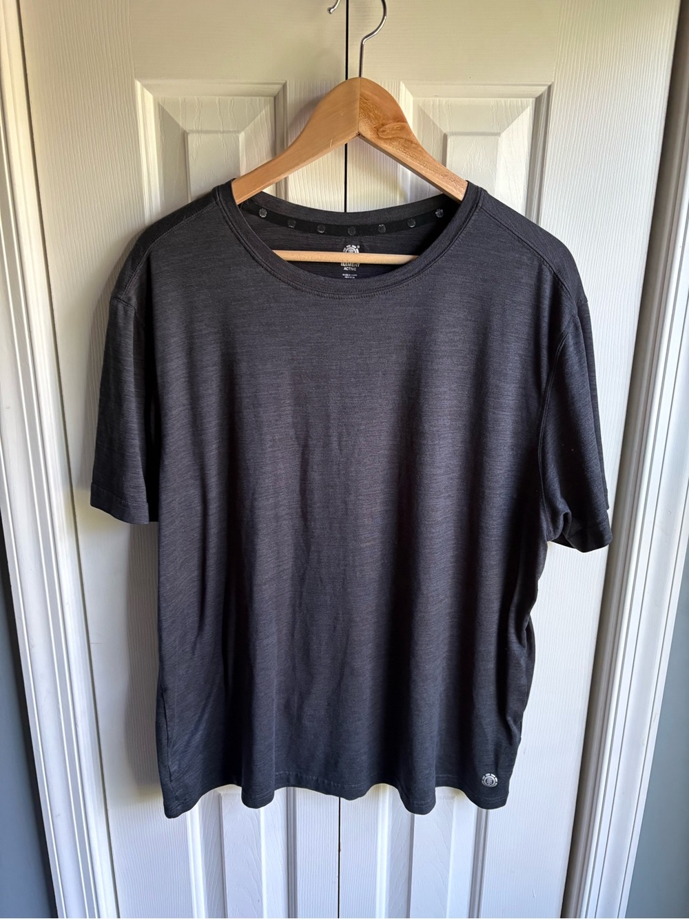 Element Active Mens Short Sleeve Crew Neck T-Shirt Dark Gray Size XL